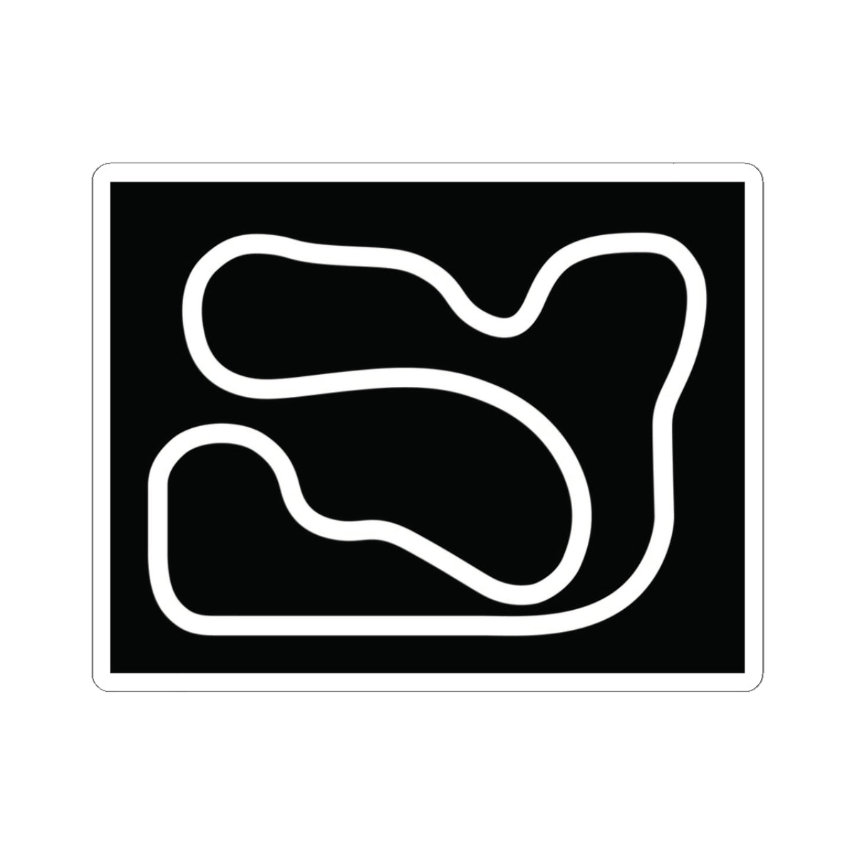 Waterford Hills Road Race Track - Cut Stickers
