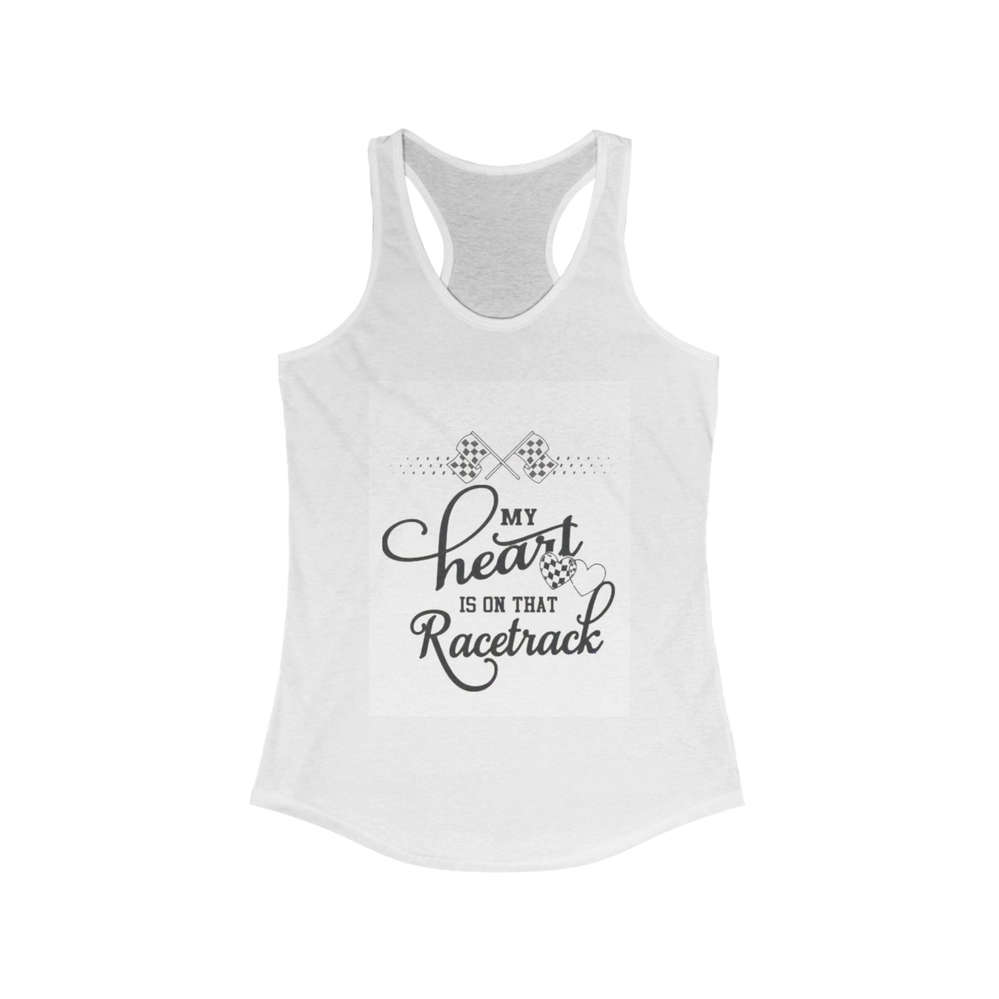 My Heart Belongs to a Racer - Perfect for Racing Fans & Celebrations