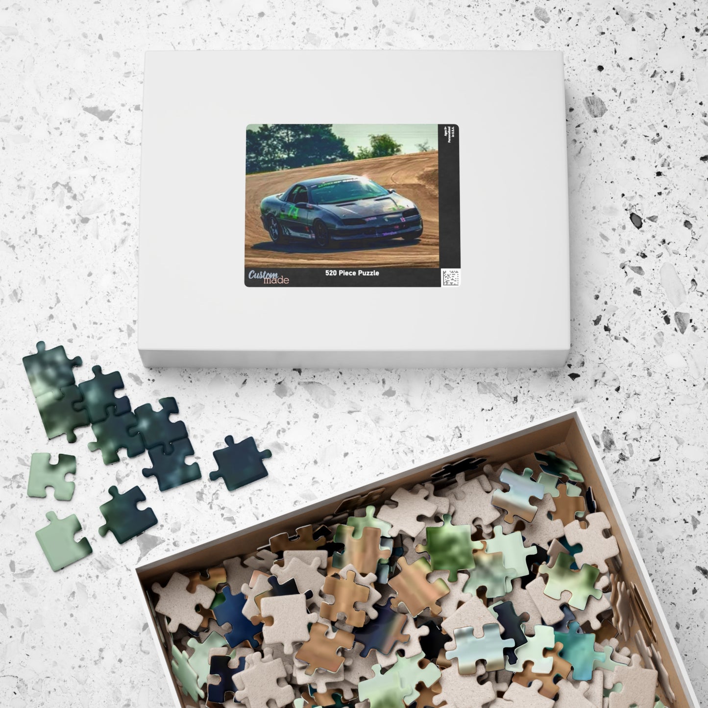 #73 Camaro Racing Car Puzzle - 520, 1014 Pieces