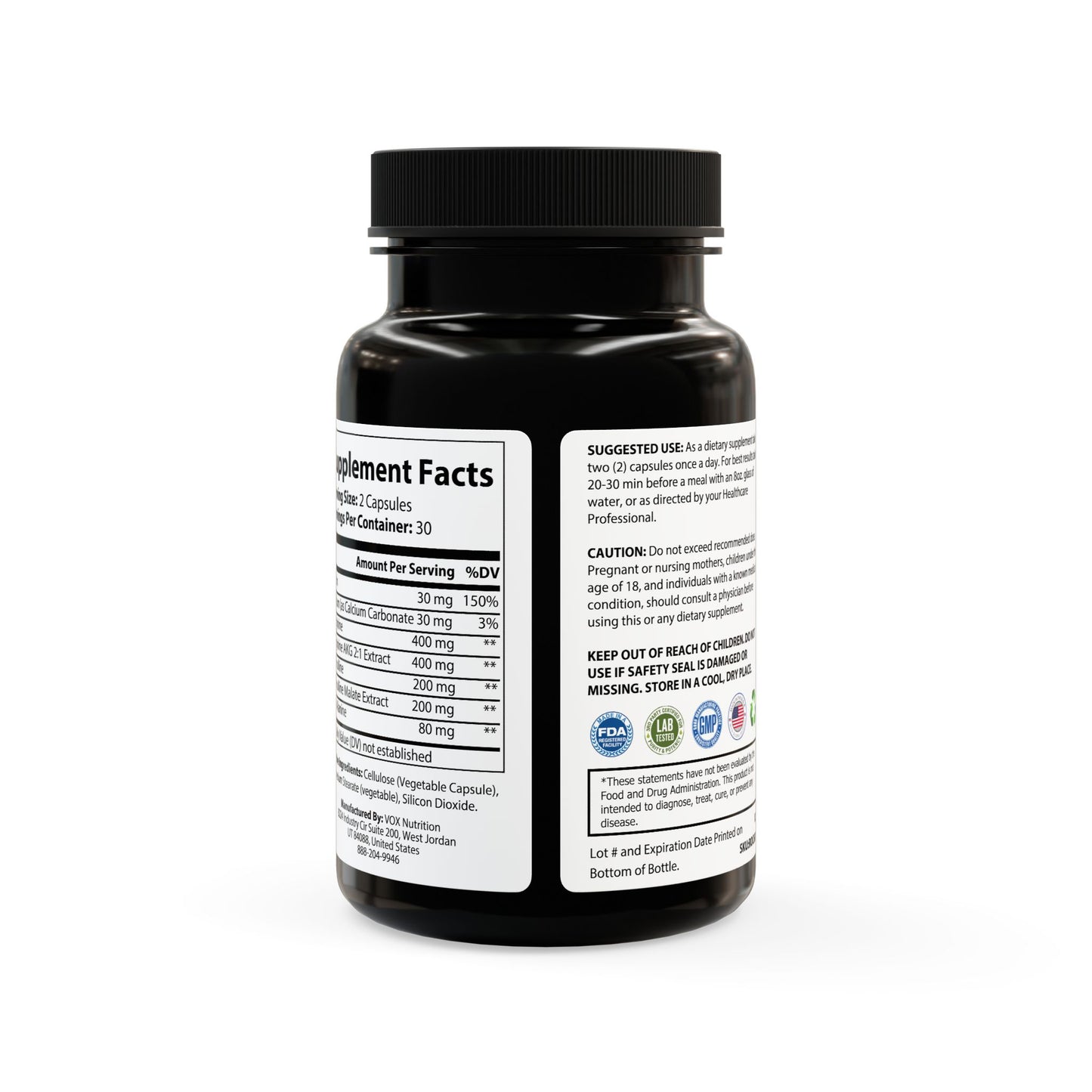 MarCap Racing's Octane Booster with L-Arginine Supplement (60 Capsules)