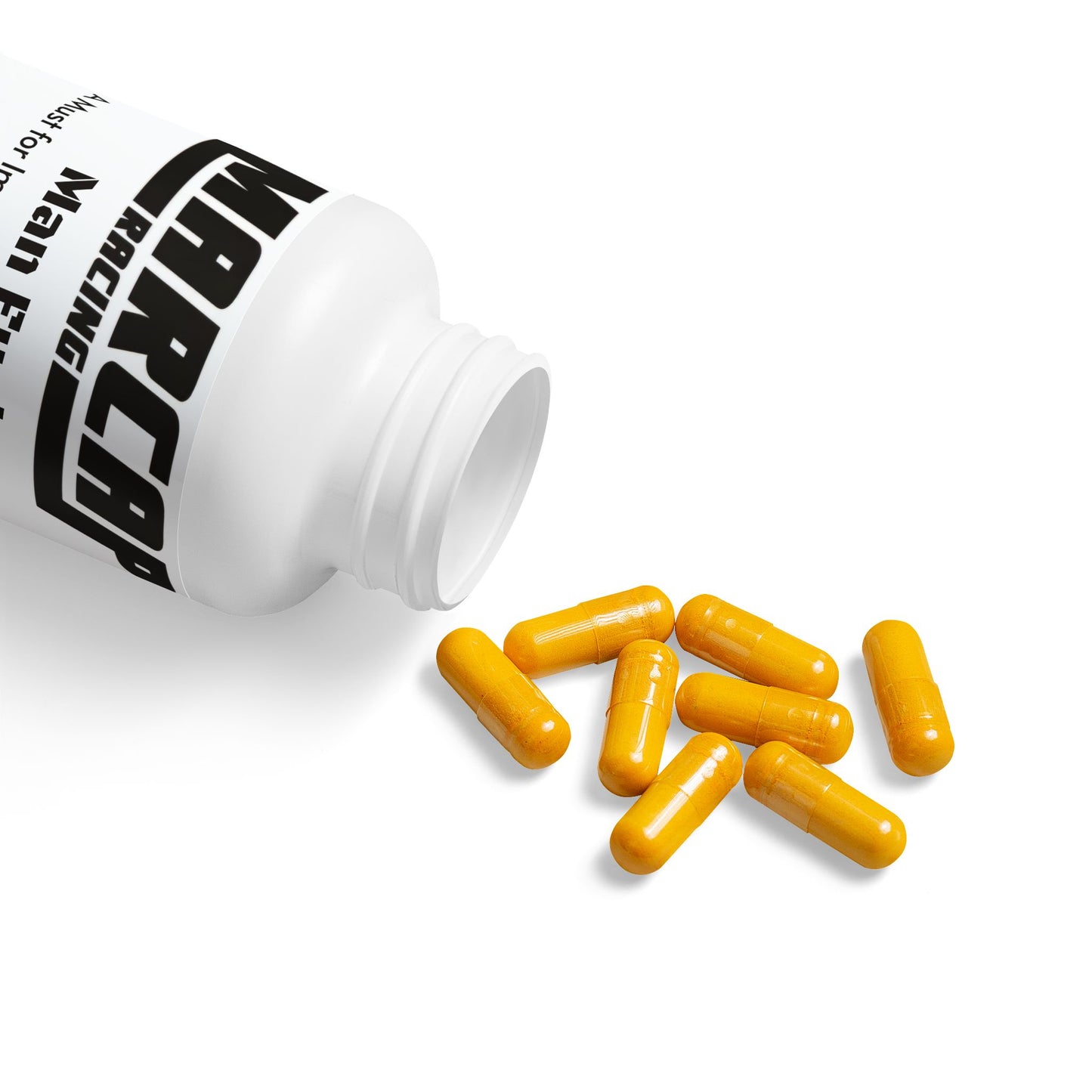 MarCap Racing's Man Fuel Reflex Enhancer made withTurmeric and BioPerine® (Black Pepper Fruit Extract) Supplement (60 Capsules)