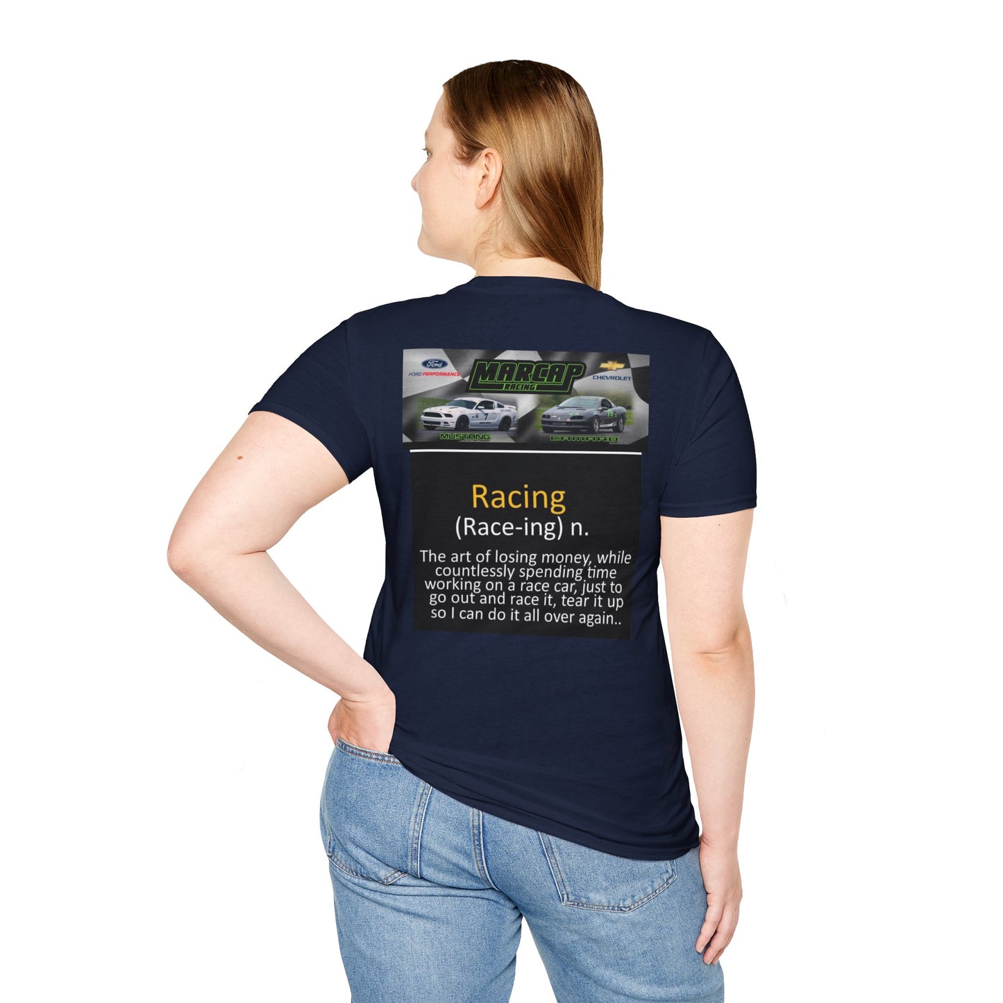 MarCap Racing Team Unisex Softstyle T-Shirt with quote