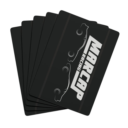 MarCap Racing Poker Playing Cards Set - Stylish Card Collection for Game Night, Home Entertainment, Casino Decor