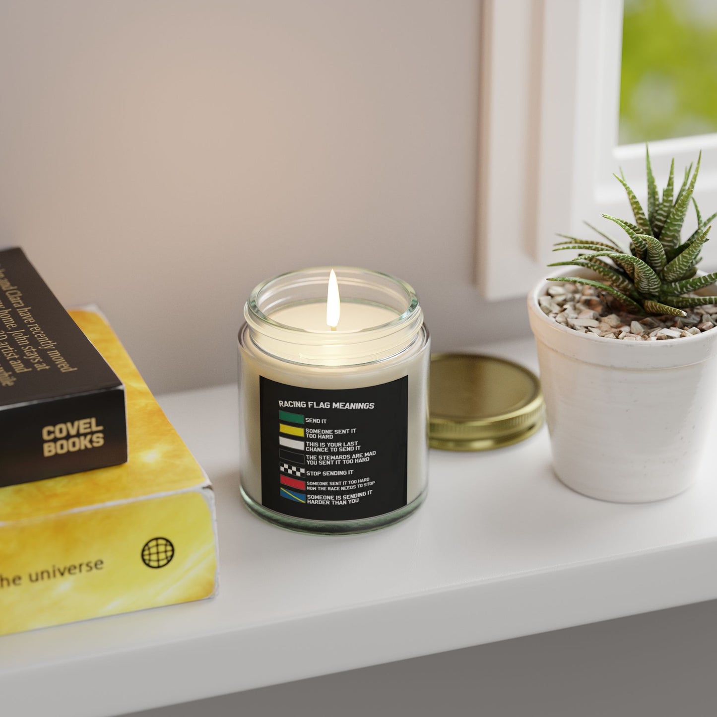 MarCap Racing [Racing Flags] Scented Candles - A Unique Gift for Racing Fans