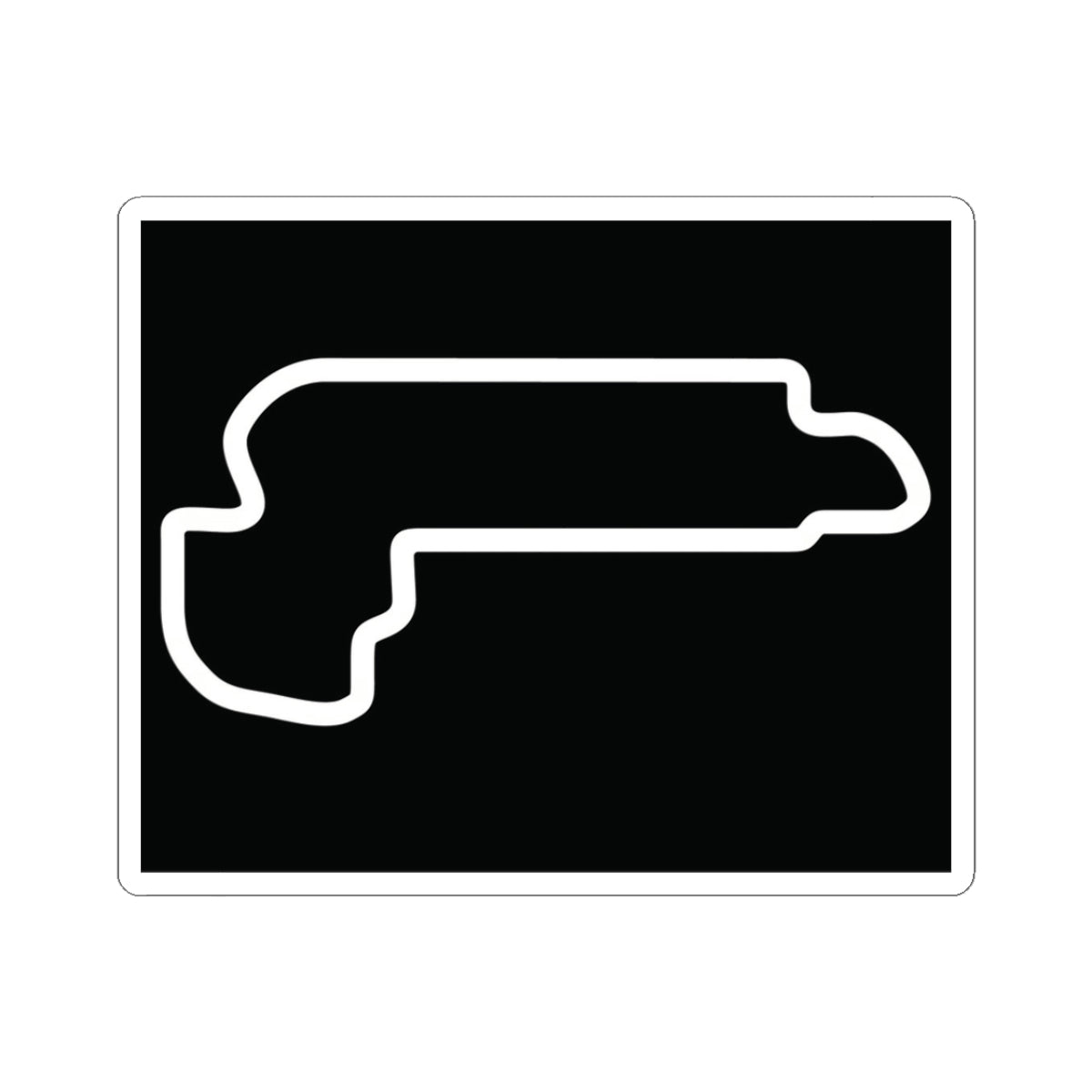 Indianapolis Motor Speedway Road Course Track Sticker