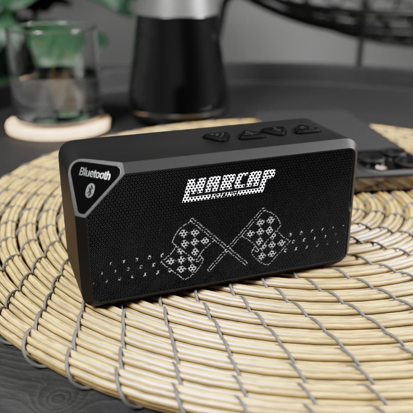 MarCap Racing Bluetooth Speaker, Portable Wireless Sound System, Music Lover Gift, Outdoor Party Speaker, Tech Gadget