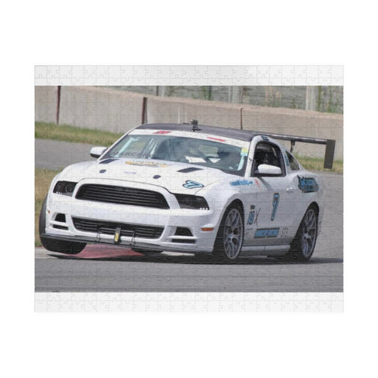 #7 Mustang Racing Car Puzzle - 520, 1014 Pieces