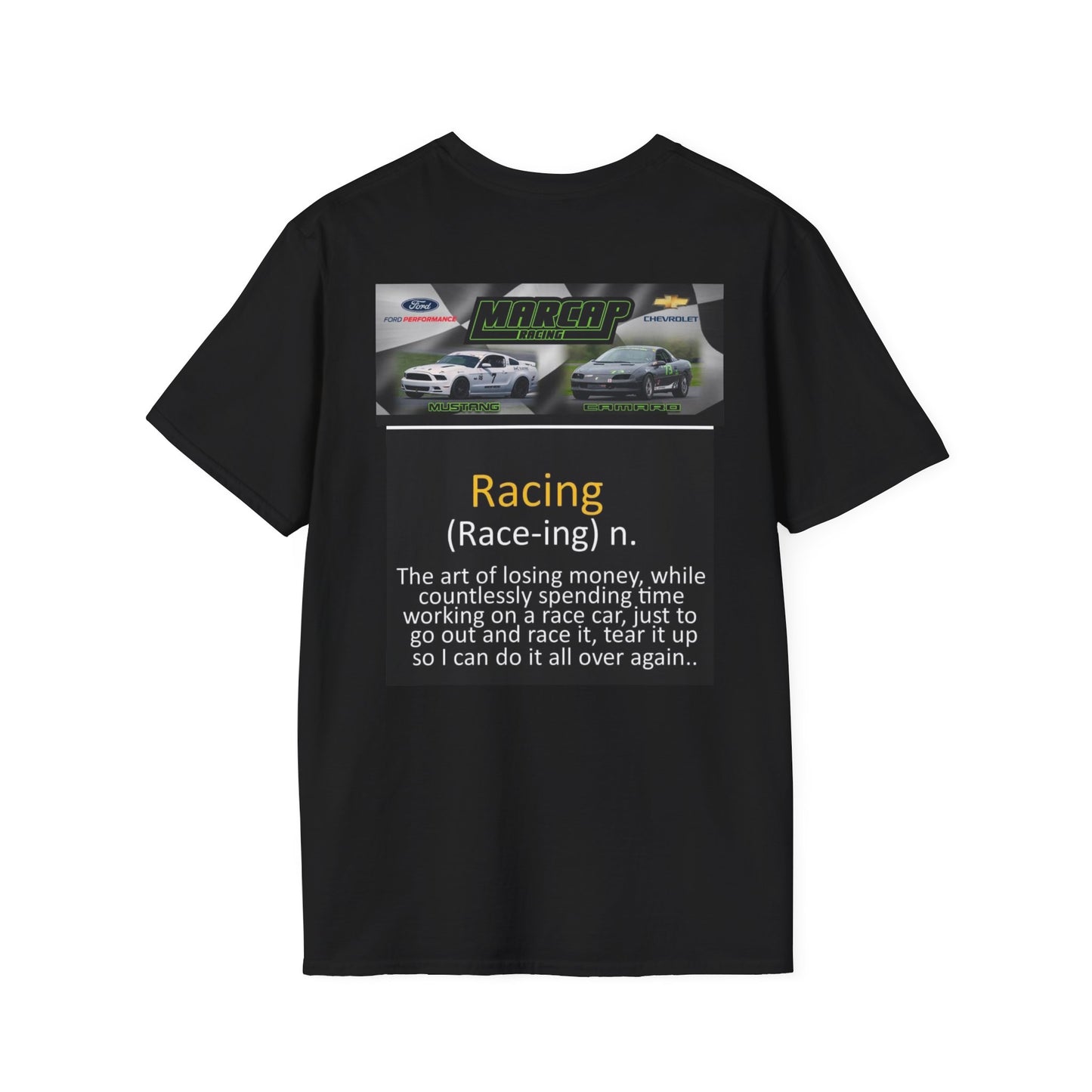 MarCap  Racing  Team  Unisex Softstyle T-Shirt with quote