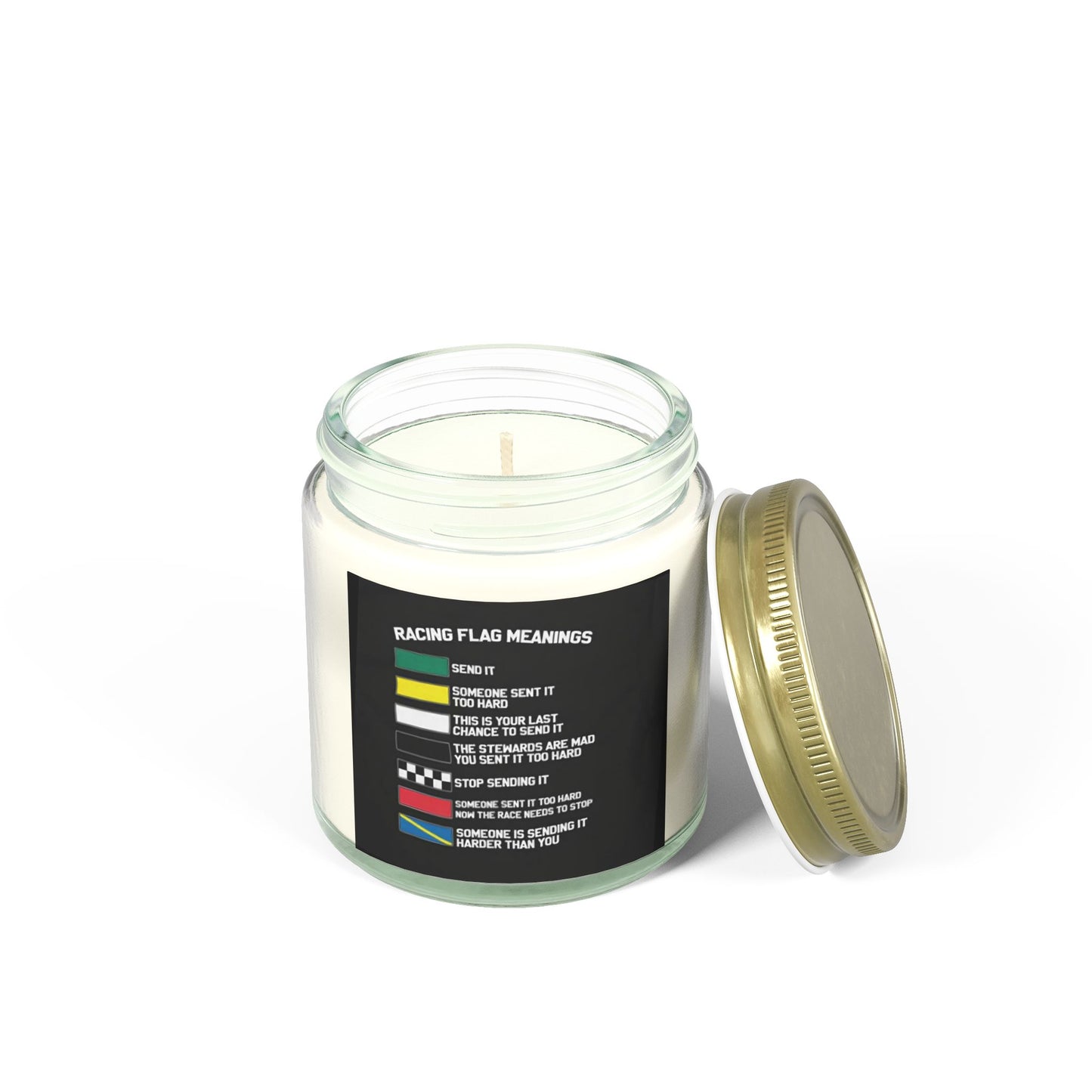 MarCap Racing [Racing Flags] Scented Candles - A Unique Gift for Racing Fans