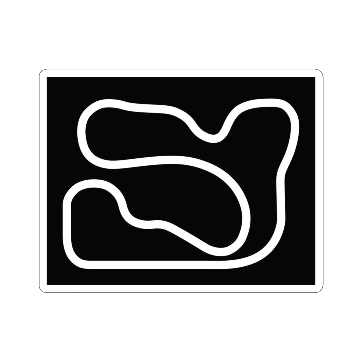 Waterford Hills Road Race Track - Cut Stickers
