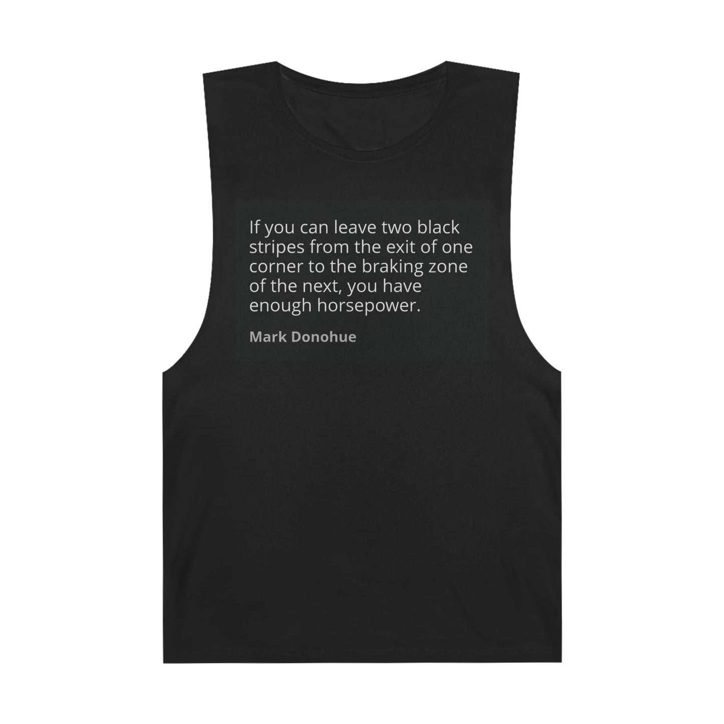Racing Quote Unisex Tank Top MarCap Racing