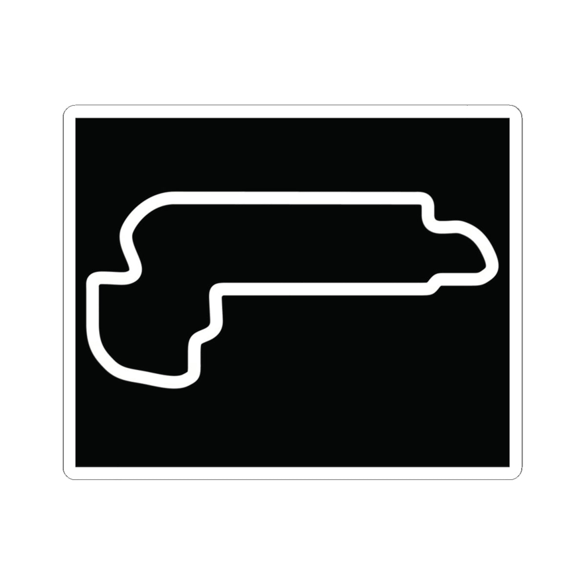 Indianapolis Motor Speedway Road Course Track Sticker